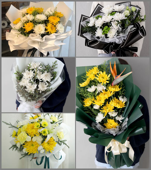 山东济宁曲阜市书院街道南张阳村白事花束代送